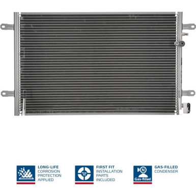 Kondensator PKW AUDI A6 2.0-4.2i/2.0-3.0TDI 04 FIRST FIT 94695