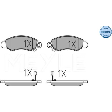 Bremsbelagsatz Suzuki P. Swift 96- Mit Sensor | 025 232 9614/W