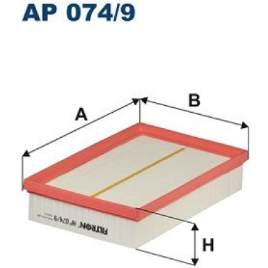 FILTRON Luftfilter AP 074/9