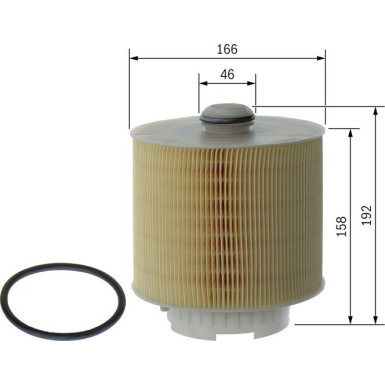 Luftfilter | AUDI A6 | F 026 400 028
