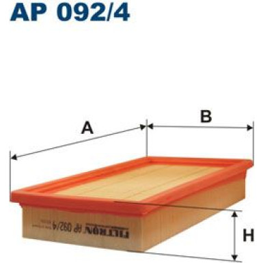 FILTRON Luftfilter AP092/4 FILTRON Luftfilter AP092/4