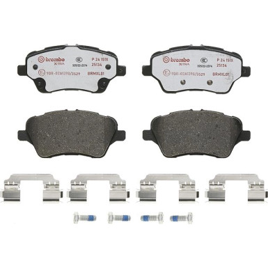 BREMBO Bremsklötze VA FORD B:Max,Fiesta 08 XTRA LINE P 24 151X