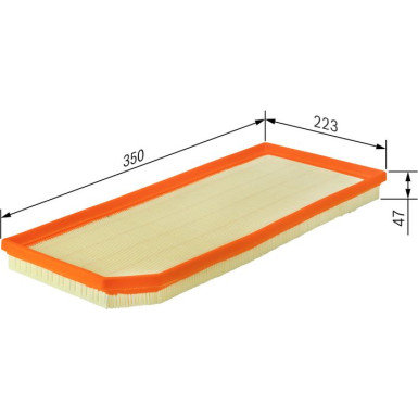 Luftfilter | VOLVO XC60,V70,V60,XC70,S60,S80 | F 026 400 181