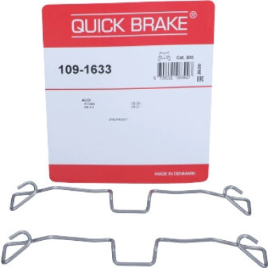 391-1633 Montagesatz f.Bremsklötze | AUDI A6 01 | 109-1633