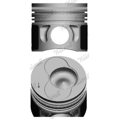 NÜRAL Kolben 87-114900-35