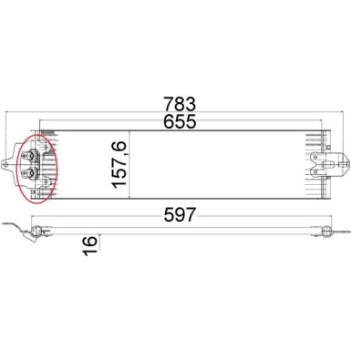 ÖLKÜHLER, AUTOMATIKGETRIEBE BEHR Premium Line CLC49000P