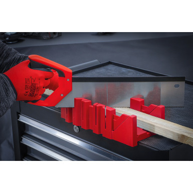 BGS Kunststoff-Gehrungslade 300 x 130 x 80 mm mit Rückensäge BGS Do it yourself 50845