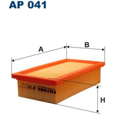 FILTRON Luftfilter AP041 FILTRON Luftfilter AP041