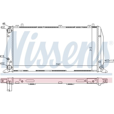 Wasserkühler PKW | AUDI 80/90 QUATTRO 66 KW 86 | 604361