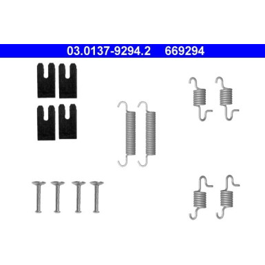 03.0137-9294.2 Zubehörsatz, Feststellbremsbacken 03.0137-9294.2 Zubehörsatz, Feststellbremsbacken