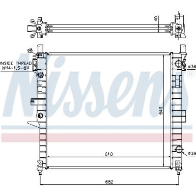 Wasserkühler PKW | MERCEDES W163 270 CDI 99 | 62787A