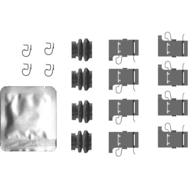 ZUBEHÖRSATZ, SCHEIBENBREMSBELAG | 82555200