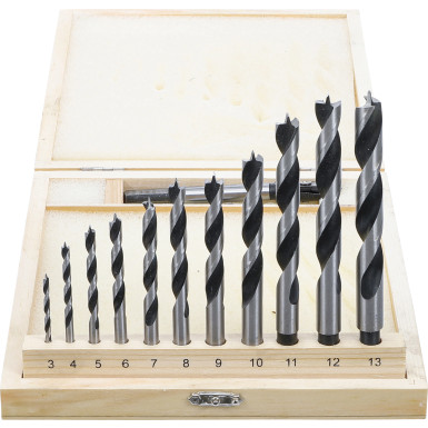 BGS Holzbohrer- / Zentrumbohrer-Satz | 14-tlg | 50403
