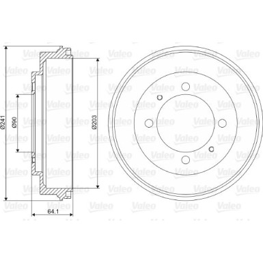 VALEO Bremstrommel VALEO Bremstrommel