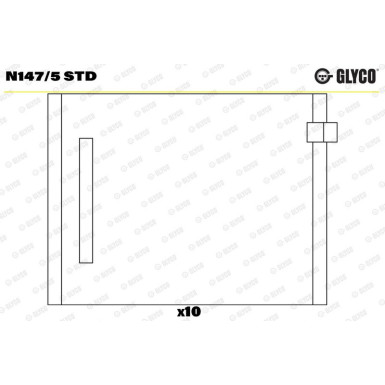 NOCKENWELLENLAGER | N147/5 STD NOCKENWELLENLAGER | N147/5 STD