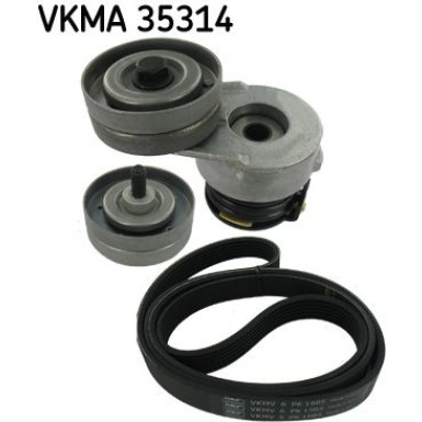 SKF Keilrippenriemensatz VKMA 35314