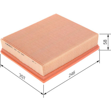 Luftfilter | LAND ROVER | 1457433549