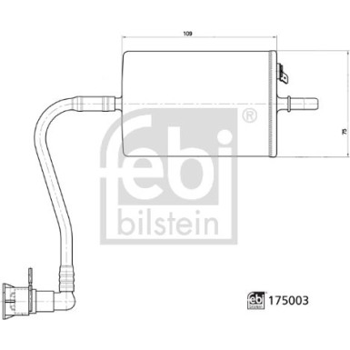 FEBI BILSTEIN Kraftstofffilter | 175003