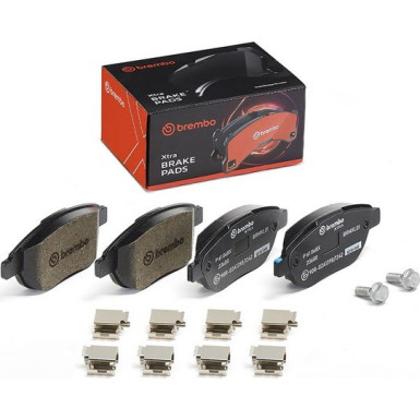 BREMBO Bremsklötze Xtra VA | CITROEN C3, C4 PEUGEOT 206, 207 02 | P 61 068X BREMBO Bremsklötze Xtra VA | CITROEN C3, C4 PEUGEOT 206, 207 02 | P 61 068X