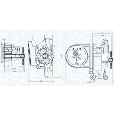 MAGNETI MARELLI Ölpumpe