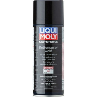 Liqui Moly Motorbike Kettenspray weiß 400 ml | 1591 | 400ml Dose Aerosol