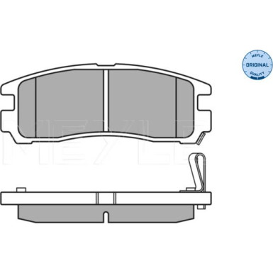 Bremsbelagsatz Mitsubishi T. Galant 92- Mit Sensor | 025 217 0615/W
