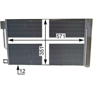 Kondensator, Klimaanlage BEHR Premium Line AC 367 000P