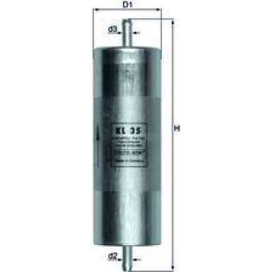 MAHLE Kraftstofffilter | KL 35