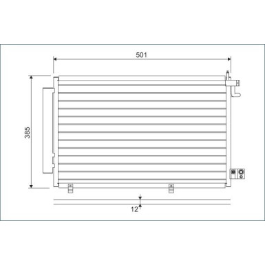 VALEO Klimaanlagenkühler 814294
