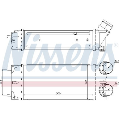 Ladeluftkühler PKW PEUGEOT 308 1.6 HDI 07 FIRST FIT 96627