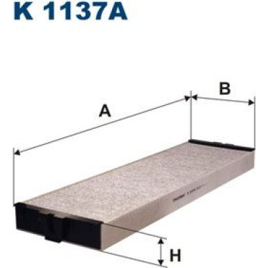 FILTRON Filter, Innenraumluft | K 1137A