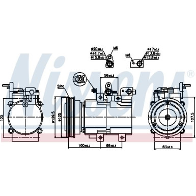 Kompressor PKW HYUNDAI SANTA FE 00- 2.0 CRDI FIRST FIT 89276