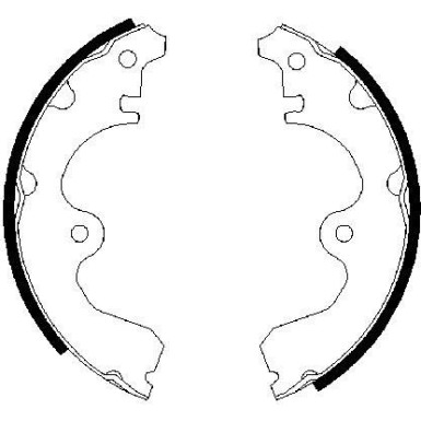 0 986 487 474 Bremsbackensatz 0 986 487 474 Bremsbackensatz