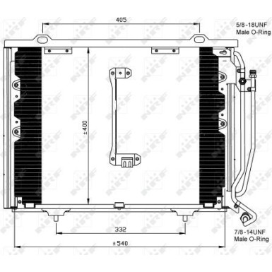 Kondensator, Klimaanlage EASY FIT 35215