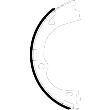 91086300 Bremsbackensatz, Feststellbremse 91086300 Bremsbackensatz, Feststellbremse