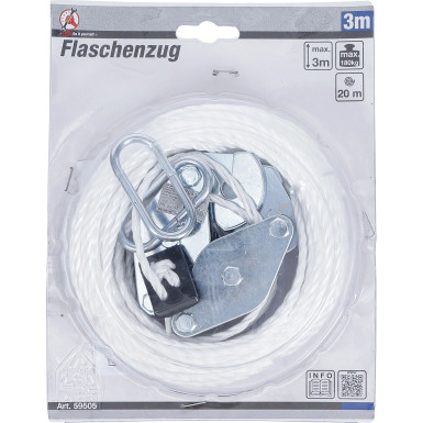 BGS Flaschenzug 180 kg BGS Do it yourself 59505