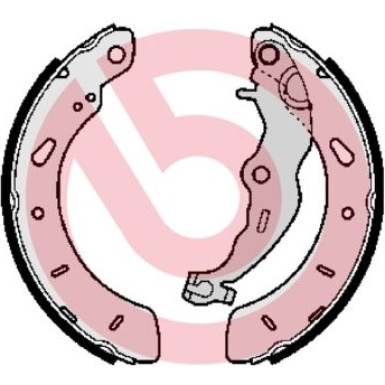 Bremsbackensatz HA FORD Focus 10 ESSENTIAL LINE S 24 551