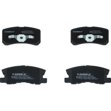 KAMOKA Bremsbelagsatz, Scheibenbremse JQ1013678