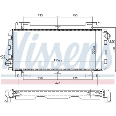 Wasserkühler PKW | FORD Fiesta II | 62093
