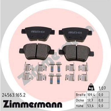 ZIMMERMANN Bremsbeläge