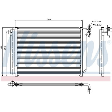 Kondensator PKW BMW X5 00 FIRST FIT 94605
