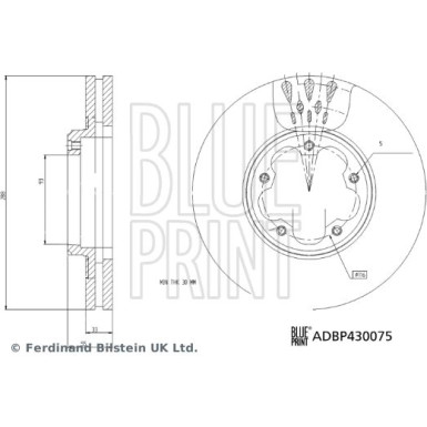 Bremsscheibe | ADBP430075