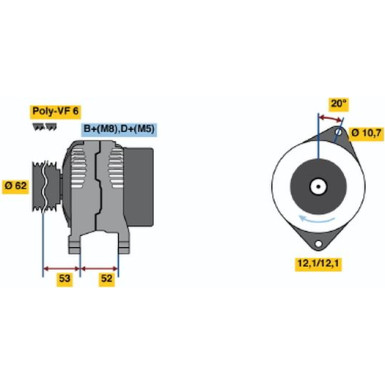 0 986 049 231 Generator 0 986 049 231 Generator