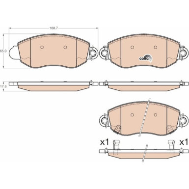 Bremsklötze VA | FORD Transit 00 | GDB2006 Bremsklötze VA | FORD Transit 00 | GDB2006