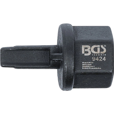 BGS Ölablassschrauben-Spezialprofil-Bit-Einsatz | Antrieb Innenvierkant 10 mm (3/8"""") | für VAG | 9424