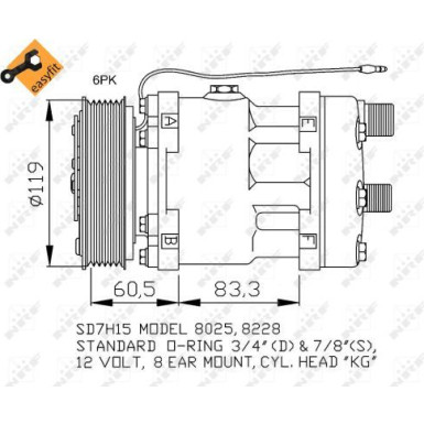 NRF Kompressor 32768
