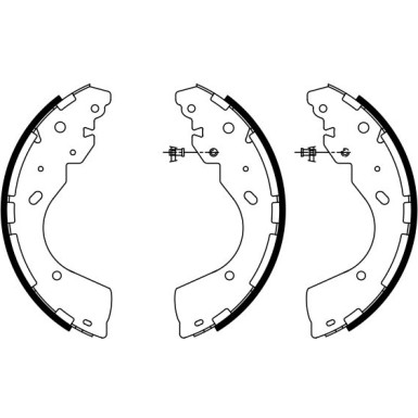 0 986 487 922 Bremsbackensatz