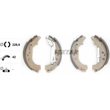 Bremsbacken Fiat Fiorino/Qubo/Nemo/Bipper 08- 1.3Jtd/1.4Dhdi | 91067600