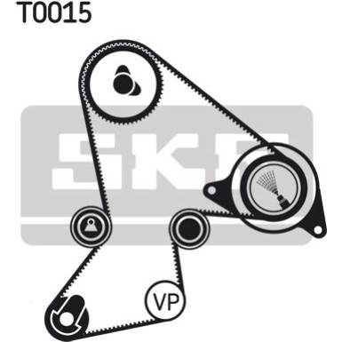 SKF Zahnriemensatz VKMA 06214