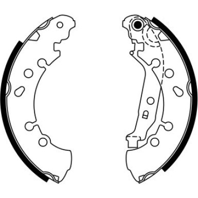 0 986 487 759 Bremsbackensatz